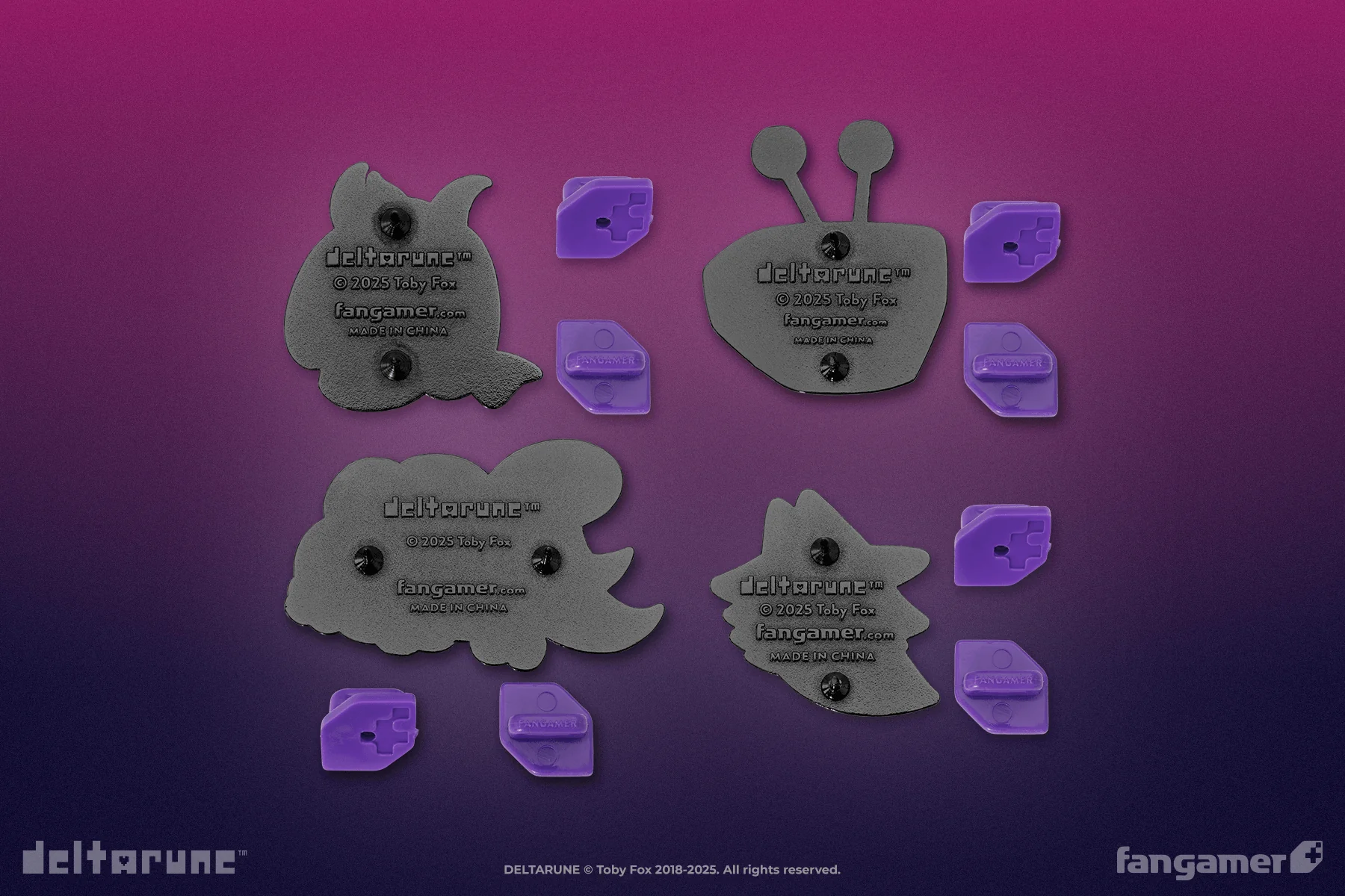 DELTARUNE Character Pins Set 4 - Image 4