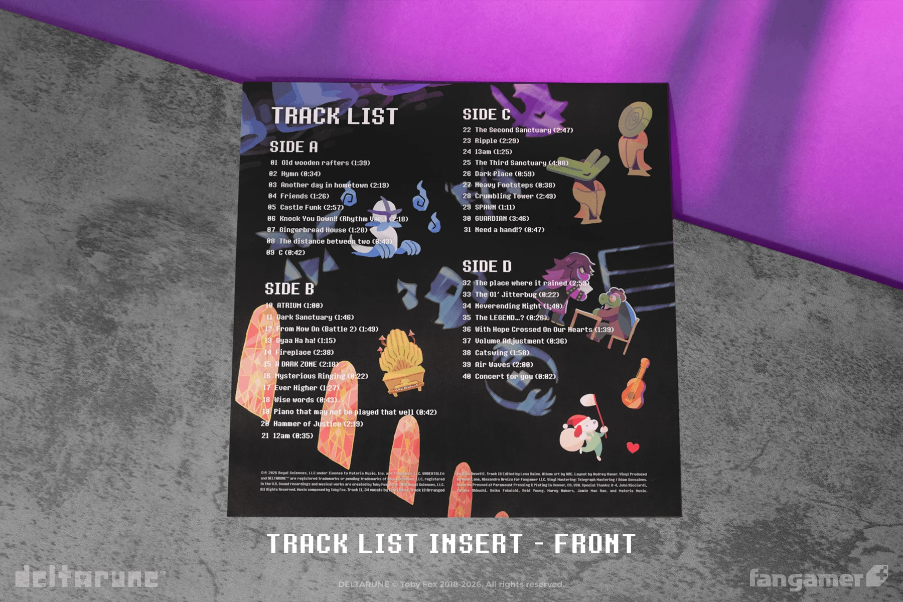 DELTARUNE Chapter 4 Vinyl Soundtrack - Image 15