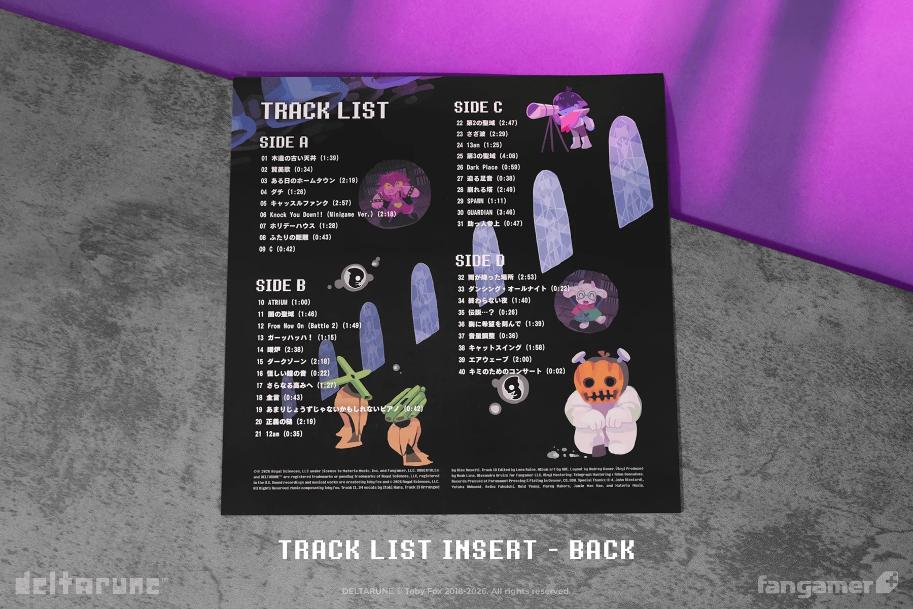 DELTARUNE Chapter 4 Vinyl Soundtrack - Image 16