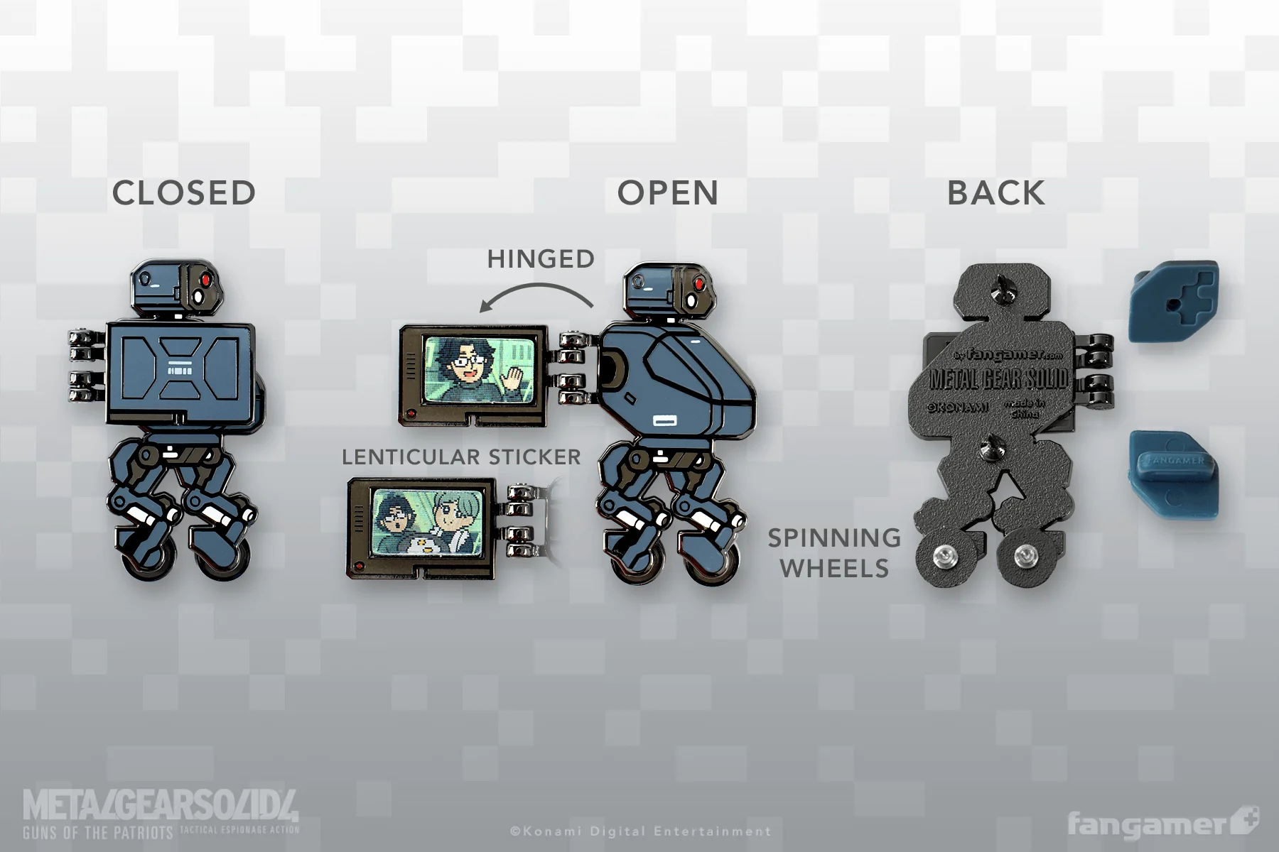 Metal Gear Mk. II Pin - Image 4