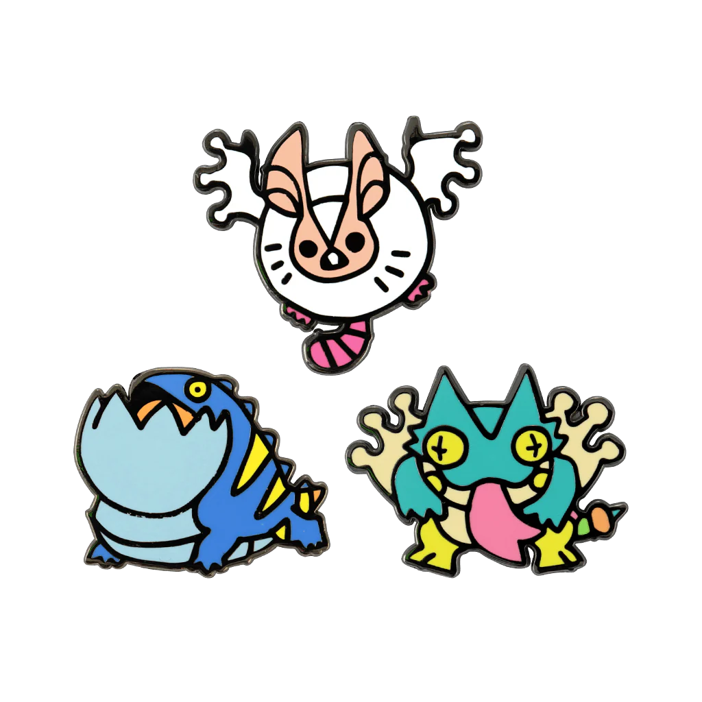 Wonk Monster Enamel Pin Set - Image 2