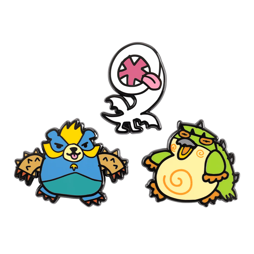 Wonk Monster Enamel Pin Set 2 - Image 2