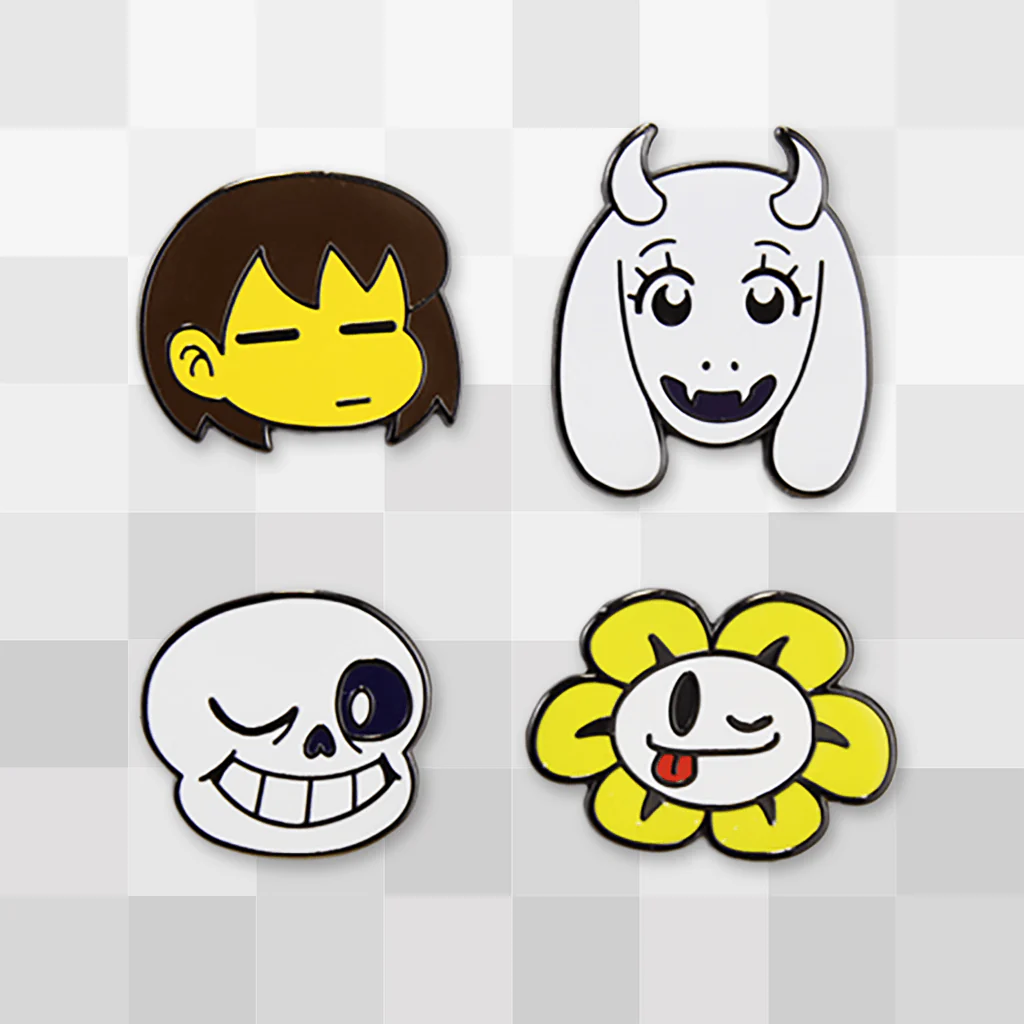 UNDERTALE - Character Pins Set 1